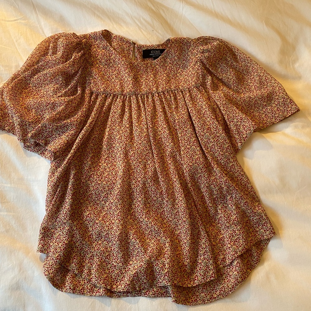 ICONS OBJECTS OF DEVOTION Floral Blouse